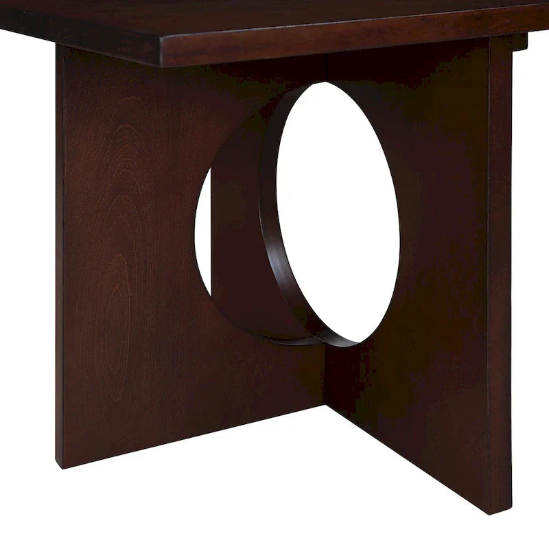 Table basse rectangulaire 47 avec étagère en verre trempé