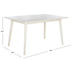 Table à manger rectangulaire – 55L x 36P x 30H