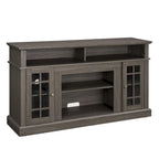 Meuble TV américain classique avec 4 étagères de rangement et 2 placards de rangement pour le salon familial ou le bureau