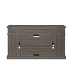 Meuble TV américain classique avec 4 étagères de rangement et 2 placards de rangement pour le salon familial ou le bureau