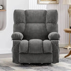 Fauteuil inclinable releveur avec chaleur, massage et chargement USB – Bleu