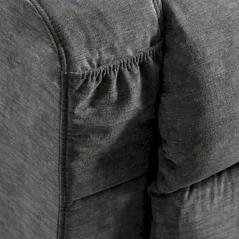 Fauteuil inclinable releveur avec chaleur, massage et chargement USB – Bleu