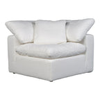 Fauteuil d'angle modulaire en tissu antitache – 38x38
