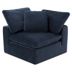 Fauteuil d'angle modulaire en tissu antitache – 38x38
