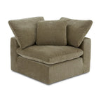 Fauteuil d'angle modulaire en tissu antitache – 38x38