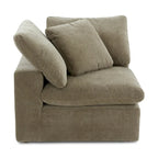 Fauteuil d'angle modulaire en tissu antitache – 38x38
