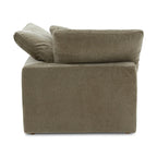 Fauteuil d'angle modulaire en tissu antitache – 38x38