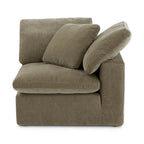 Fauteuil d'angle modulaire en tissu antitache – 38x38