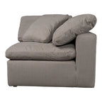 Fauteuil d'angle modulaire en tissu antitache – 38x38
