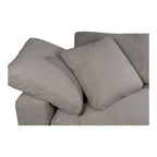 Fauteuil d'angle modulaire en tissu antitache – 38x38