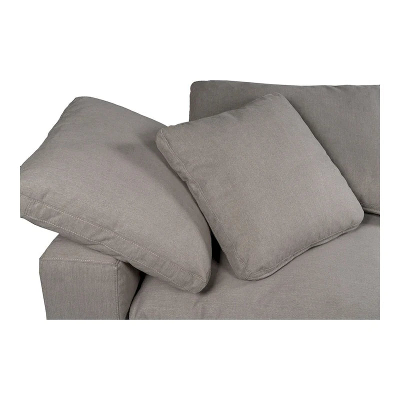 Fauteuil d'angle modulaire en tissu antitache – 38x38