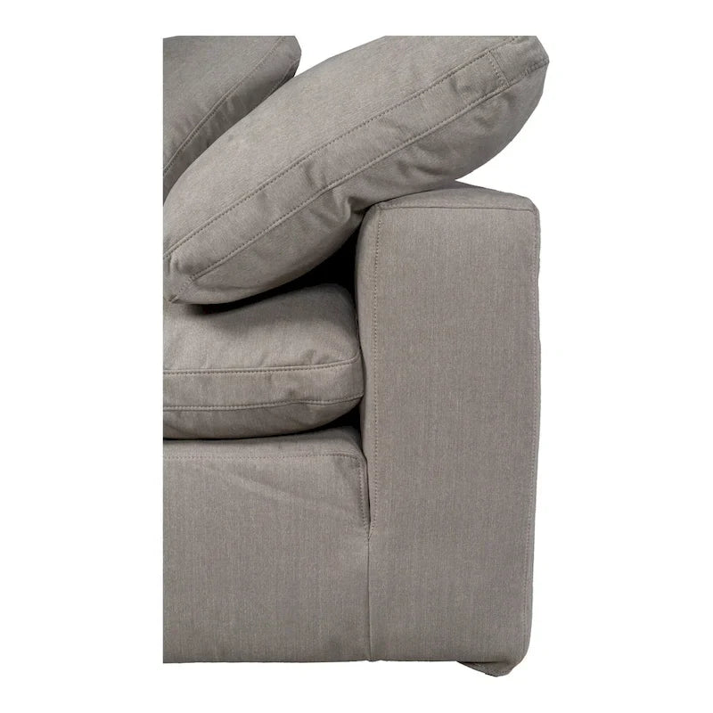 Fauteuil d'angle modulaire en tissu antitache – 38x38