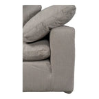 Fauteuil d'angle modulaire en tissu antitache – 38x38
