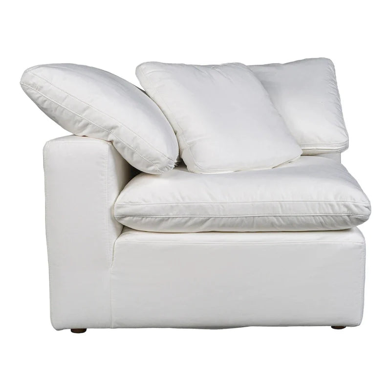 Fauteuil d'angle modulaire en tissu antitache – 38x38