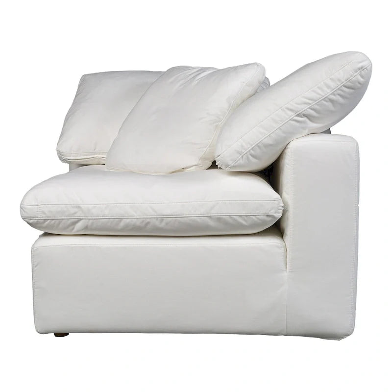 Fauteuil d'angle modulaire en tissu antitache – 38x38