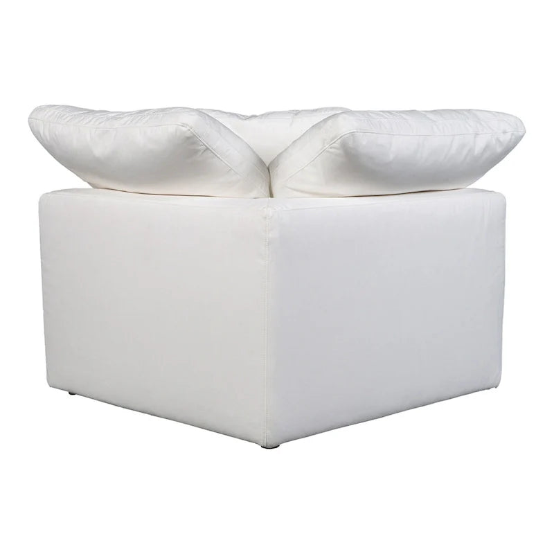 Fauteuil d'angle modulaire en tissu antitache – 38x38