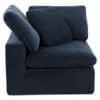 Fauteuil d'angle modulaire en tissu antitache – 38x38