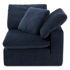 Fauteuil d'angle modulaire en tissu antitache – 38x38
