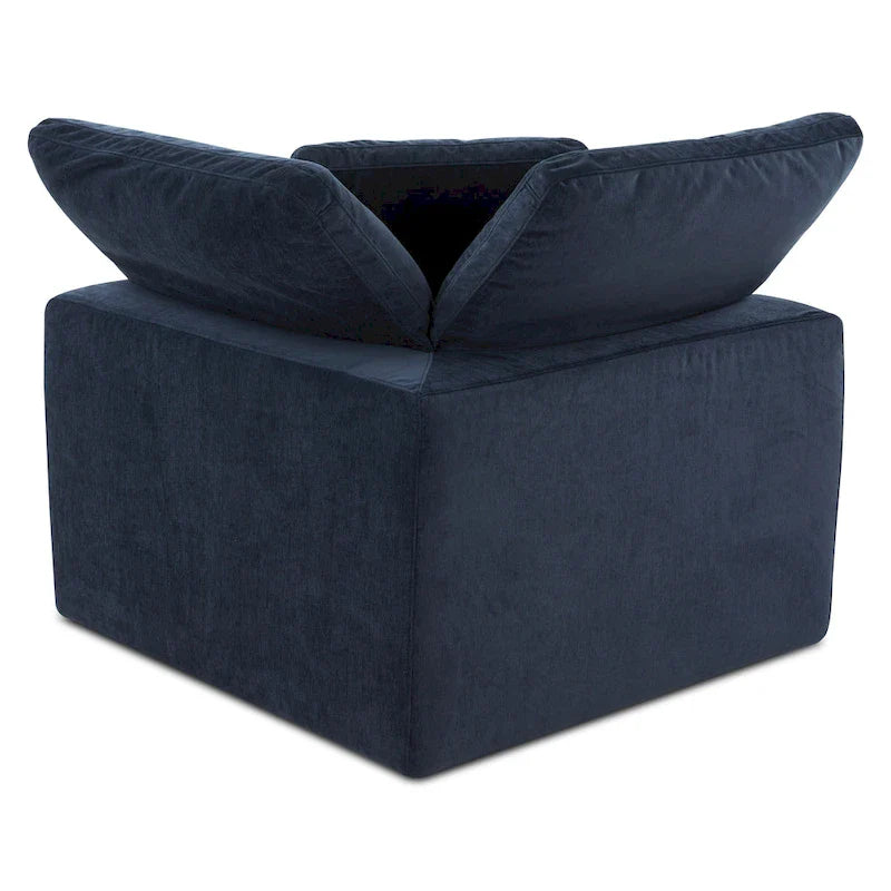 Fauteuil d'angle modulaire en tissu antitache – 38x38