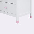 Commode de rangement à 6 tiroirs au fini patiné
