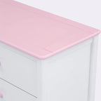 Commode de rangement à 6 tiroirs au fini patiné