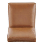 Fauteuil d'appoint style Mid-Century – Cadre en bois d'ingénierie + Tissu en polyester