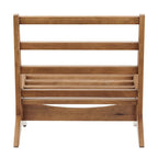 Fauteuil d'appoint style Mid-Century – Cadre en bois d'ingénierie + Tissu en polyester