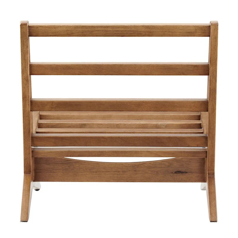 Fauteuil d'appoint style Mid-Century – Cadre en bois d'ingénierie + Tissu en polyester