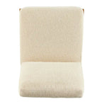 Fauteuil d'appoint style Mid-Century – Cadre en bois d'ingénierie + Tissu en polyester