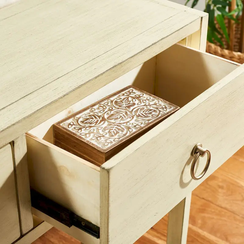 Console 12L x 38P x 32H avec 2 tiroirs
