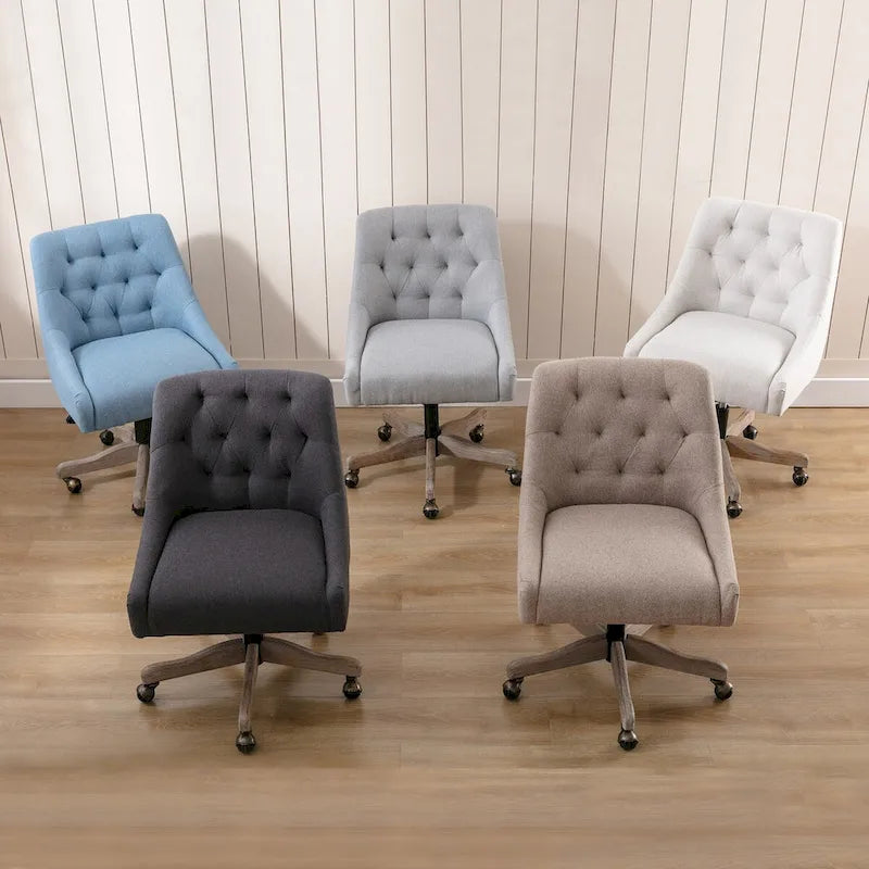 Fauteuil coquille pivotant à 360° avec hauteur réglable pour salon
