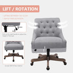 Fauteuil coquille pivotant à 360° avec hauteur réglable pour salon