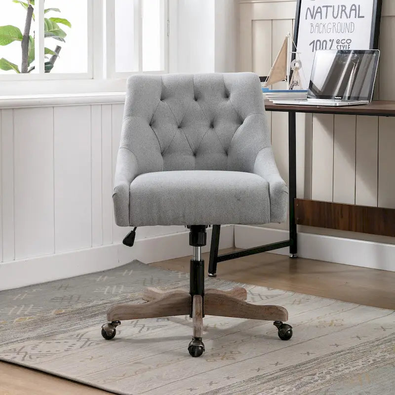 Fauteuil coquille pivotant à 360° avec hauteur réglable pour salon