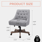 Fauteuil coquille pivotant à 360° avec hauteur réglable pour salon