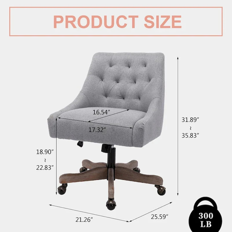 Fauteuil coquille pivotant à 360° avec hauteur réglable pour salon