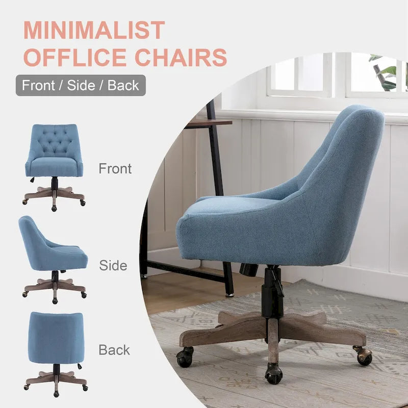 Fauteuil coquille pivotant à 360° avec hauteur réglable pour salon