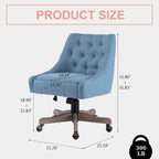 Fauteuil coquille pivotant à 360° avec hauteur réglable pour salon