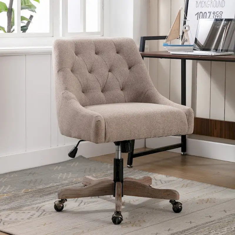 Fauteuil coquille pivotant à 360° avec hauteur réglable pour salon