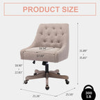 Fauteuil coquille pivotant à 360° avec hauteur réglable pour salon