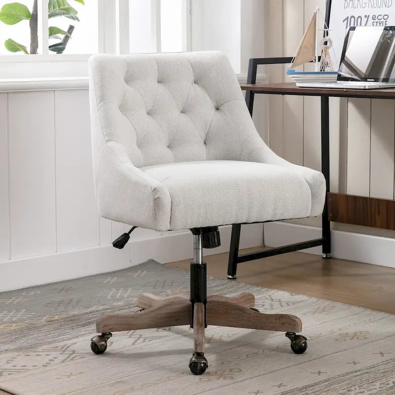 Fauteuil coquille pivotant à 360° avec hauteur réglable pour salon