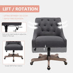 Fauteuil coquille pivotant à 360° avec hauteur réglable pour salon