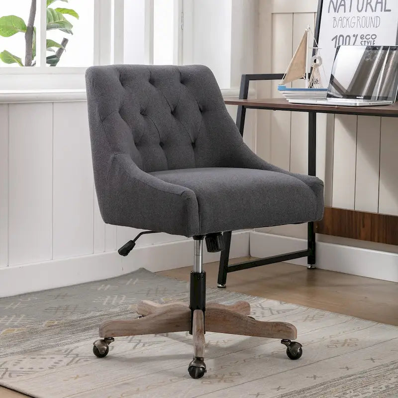 Fauteuil coquille pivotant à 360° avec hauteur réglable pour salon