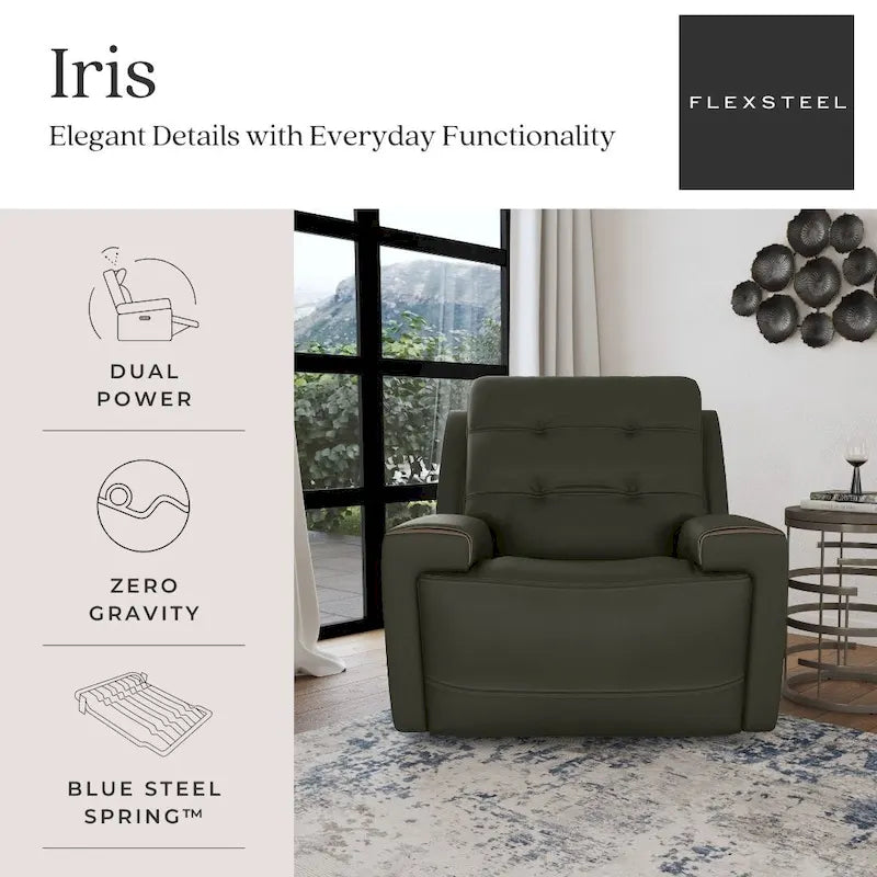 Fauteuil inclinable électrique avec appui-tête réglable