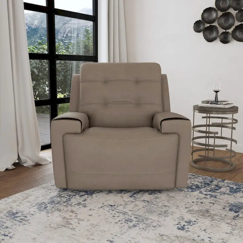 Fauteuil inclinable électrique avec appui-tête réglable
