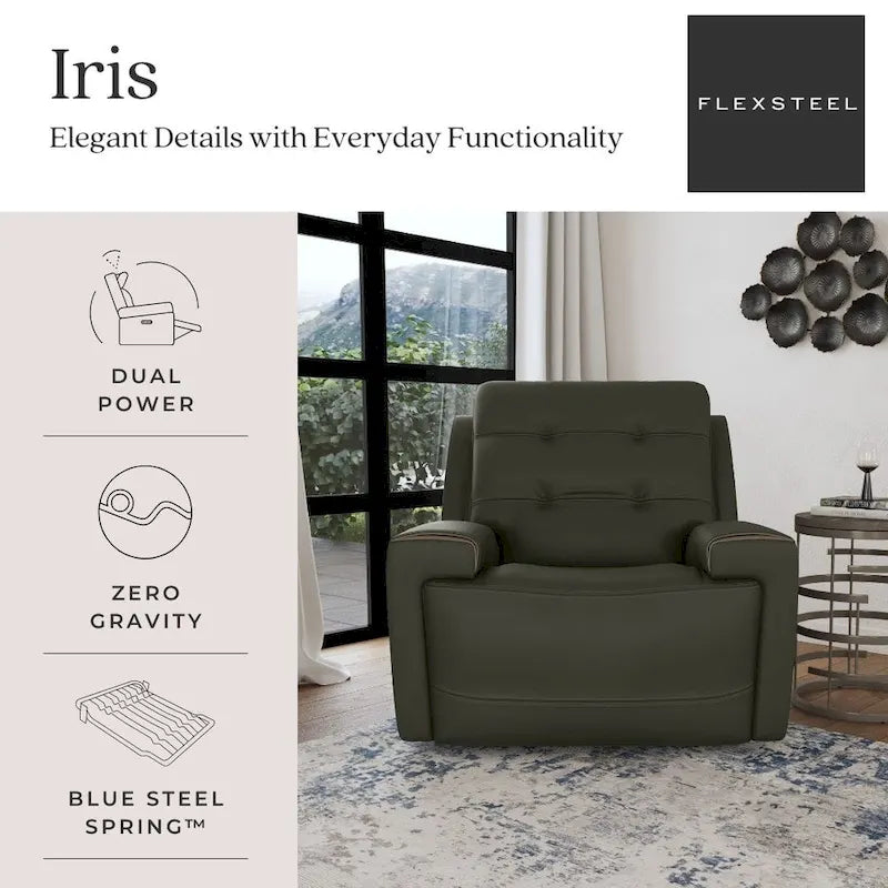 Fauteuil inclinable électrique avec appui-tête réglable